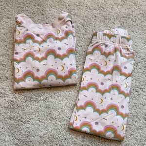 Rainbow Cloud Kids Pajamas